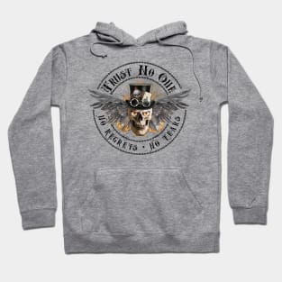 Burning Spade Skull Trust Hoodie